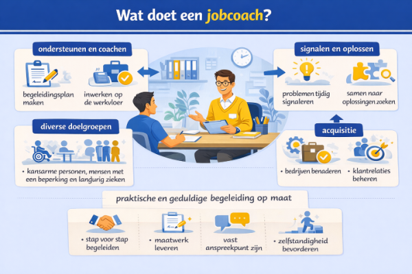 Alles over het beroep jobcoach Wat doet een jobcoach